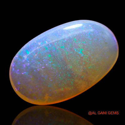 Natural Untreated Fire Opal Loose Gemstone Oval Cabochon From Australia 2.00 Cts 13x8x3 mm AC-386