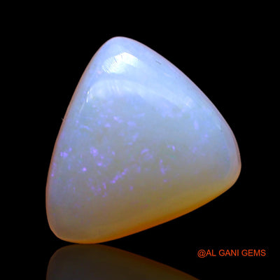 3.00 Cts Natural Australian Fire Opal Loose Gemstone Trillion Cabochon 11x10x5 mm AC-387