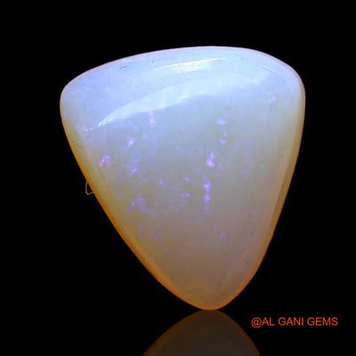 3.00 Cts Natural Australian Fire Opal Loose Gemstone Trillion Cabochon 11x10x5 mm AC-387