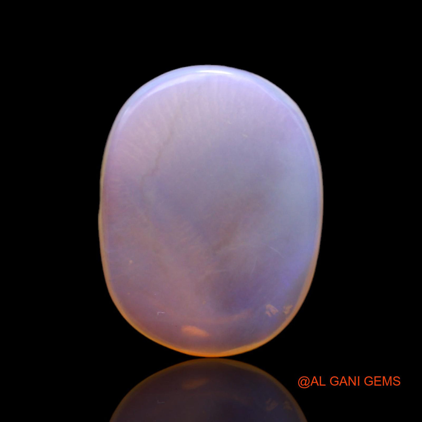 7.00 Cts Natural Australian Fire Opal Loose Gemstone Oval Cabochon 19x14x3 mm AC-38