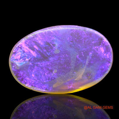 Natural Fire Opal Gemstone 1.60 Cts Loose Oval Cabochon From Australia 13x8x2 mm AC-390