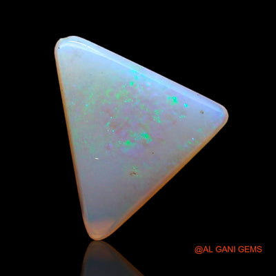 1.00 Cts Natural Australian Fire Opal Loose Gemstone Trillion Cabochon 11x9x2 mm AC-392