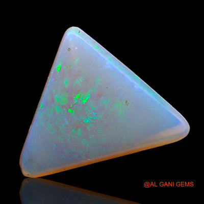 1.00 Cts Natural Australian Fire Opal Loose Gemstone Trillion Cabochon 11x9x2 mm AC-392