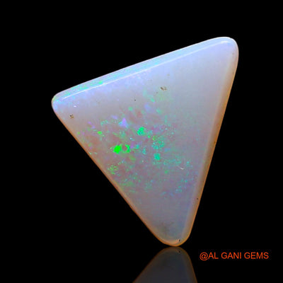 1.00 Cts Natural Australian Fire Opal Loose Gemstone Trillion Cabochon 11x9x2 mm AC-392