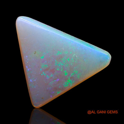 1.00 Cts Natural Australian Fire Opal Loose Gemstone Trillion Cabochon 11x9x2 mm AC-392