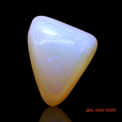 Natural Fire Opal Gemstone 2.80 Cts Loose Trillion Cabochon From Australia 12x9x5 mm AC-394