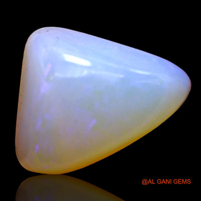 Natural Fire Opal Gemstone 2.80 Cts Loose Trillion Cabochon From Australia 12x9x5 mm AC-394