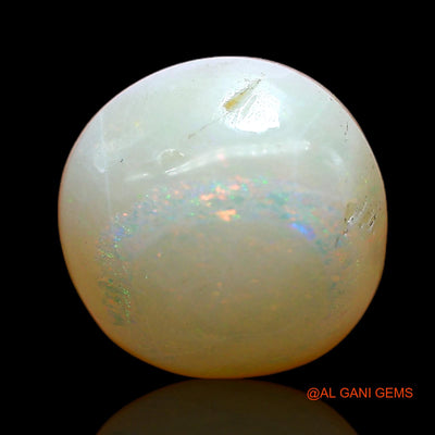 Natural Untreated Fire Opal Loose Gemstone Fancy Cabochon From Australia 3.00 Cts 10x10x5 mm AC-397