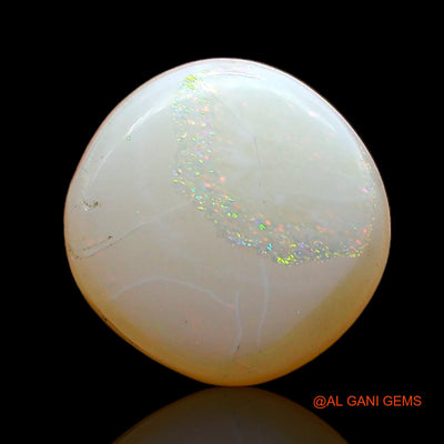 Natural Untreated Fire Opal Loose Gemstone Fancy Cabochon From Australia 3.00 Cts 10x10x5 mm AC-397