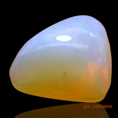 3.00 Cts Natural Australian Fire Opal Loose Gemstone Trillion Cabochon 11x8x6 mm AC-398