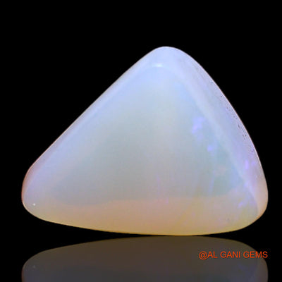 3.00 Cts Natural Australian Fire Opal Loose Gemstone Trillion Cabochon 11x8x6 mm AC-398