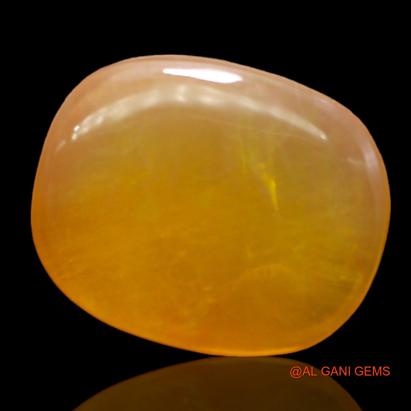 6.00 Cts Natural Australian Fire Opal Loose Gemstone Oval Cabochon 15x12x4 mm AC-400