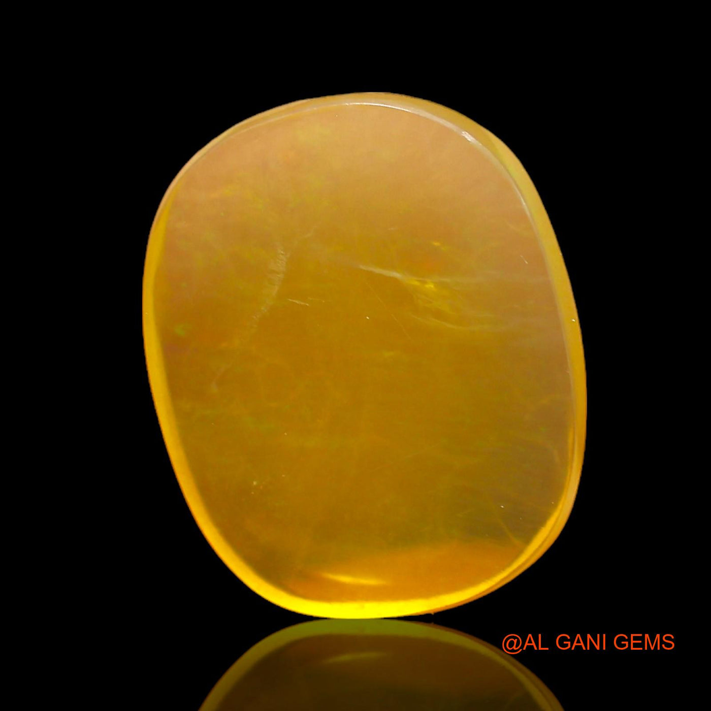 6.00 Cts Natural Australian Fire Opal Loose Gemstone Oval Cabochon 15x12x4 mm AC-400