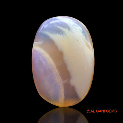 13.00 Cts Natural Australian Fire Opal Loose Gemstone Oval Cabochon 24x16x4 mm AC-401