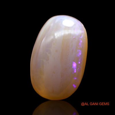 Natural Fire Opal Gemstone 12.00 Cts Loose Oval Cabochon From Australia 21x14x6 mm AC-403