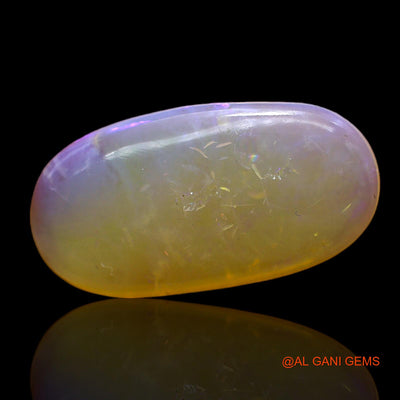 7.00 Cts Natural Australian Fire Opal Oval Cabochon Loose Gemstone For Jewelry 22x11x4 mm AC-404