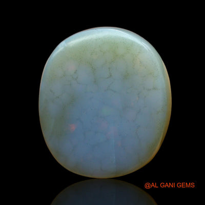14.00 Cts Natural Australian Fire Opal Oval Cabochon Loose Gemstone For Jewelry 19x17x5 mm AC-405