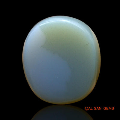 14.00 Cts Natural Australian Fire Opal Oval Cabochon Loose Gemstone For Jewelry 19x17x5 mm AC-405