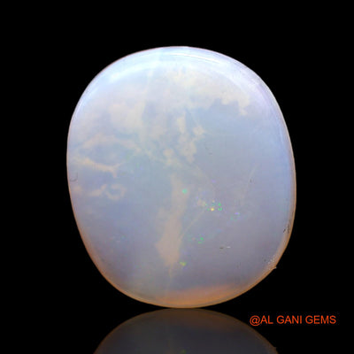 Natural Fire Opal Gemstone 6.00 Cts Loose Oval Cabochon From Australia 19x16x3 mm AC-406