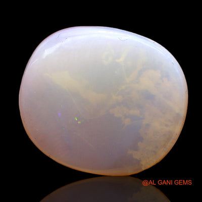Natural Fire Opal Gemstone 6.00 Cts Loose Oval Cabochon From Australia 19x16x3 mm AC-406