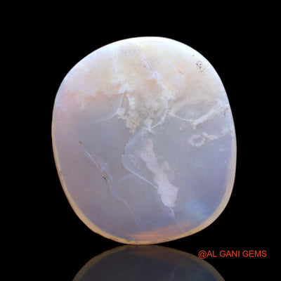 Natural Fire Opal Gemstone 6.00 Cts Loose Oval Cabochon From Australia 19x16x3 mm AC-406