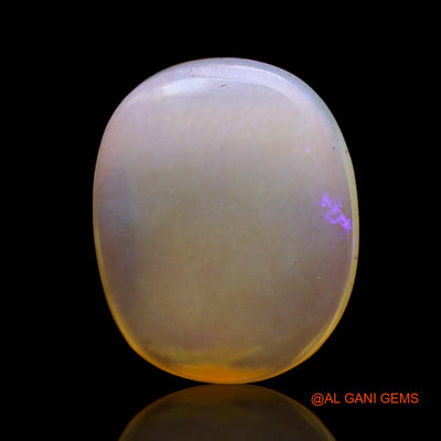 8.00 Cts Unheated Australian Fire Opal Loose Gemstone Oval Cabochon Natural 18x15x4 mm AC-407