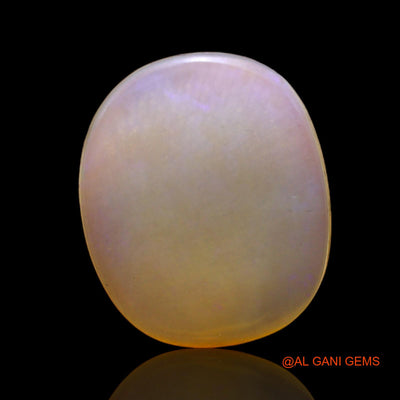 8.00 Cts Unheated Australian Fire Opal Loose Gemstone Oval Cabochon Natural 18x15x4 mm AC-407