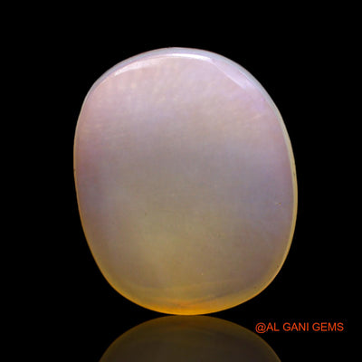 8.00 Cts Unheated Australian Fire Opal Loose Gemstone Oval Cabochon Natural 18x15x4 mm AC-407