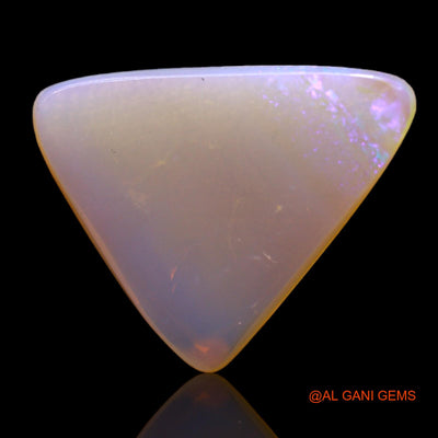 4.00 Cts Natural Australian Fire Opal Loose Gemstone Trillion Cabochon 17x16x2 mm AC-408