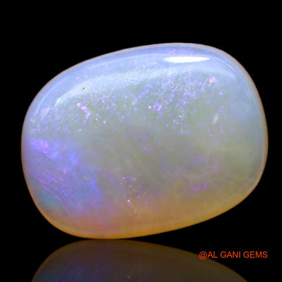 Natural Fire Opal Gemstone 8.00 Cts Loose Oval Cabochon From Australia 18x13x4 mm AC-40
