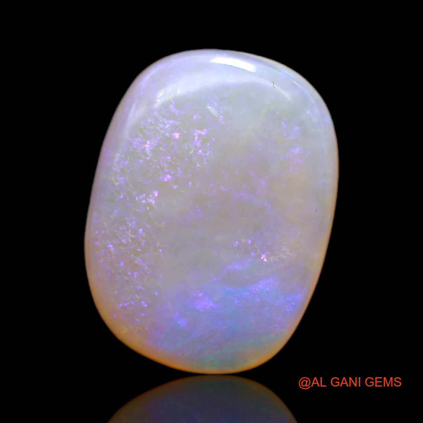 Natural Fire Opal Gemstone 8.00 Cts Loose Oval Cabochon From Australia 18x13x4 mm AC-40
