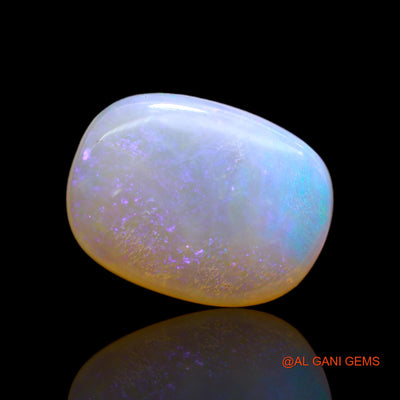 Natural Fire Opal Gemstone 8.00 Cts Loose Oval Cabochon From Australia 18x13x4 mm AC-40