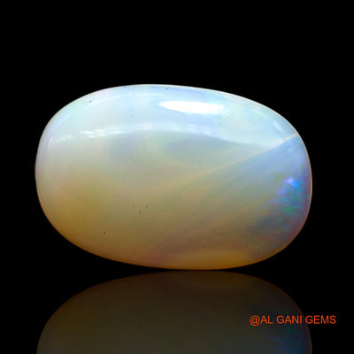 6.00 Cts Unheated Australian Fire Opal Loose Gemstone Oval Cabochon Natural 19x12x4 mm AC-410