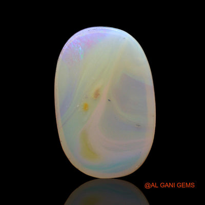 6.00 Cts Unheated Australian Fire Opal Loose Gemstone Oval Cabochon Natural 19x12x4 mm AC-410