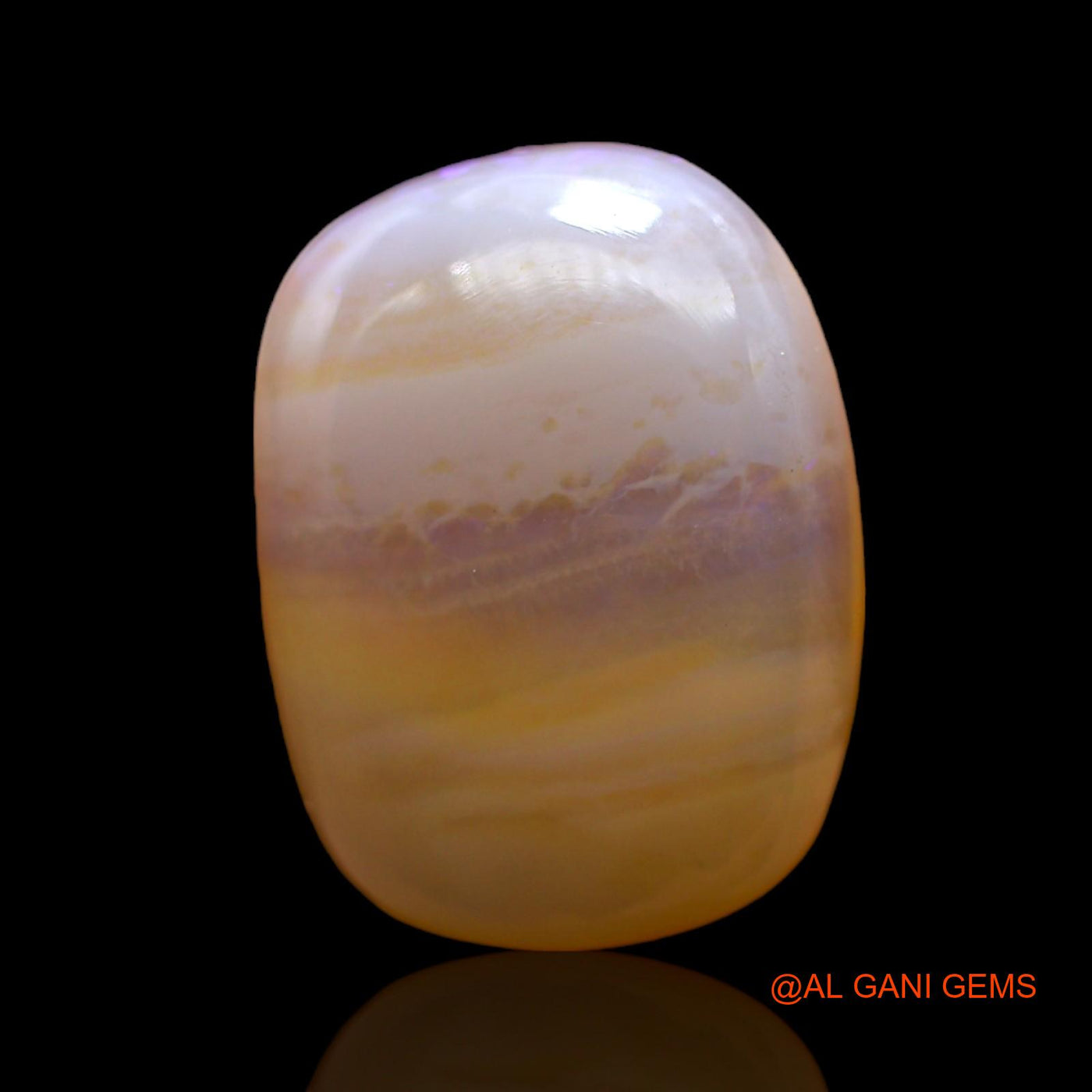 9.00 Cts Natural Australian Fire Opal Loose Gemstone Oval Cabochon 17x13x5 mm AC-411