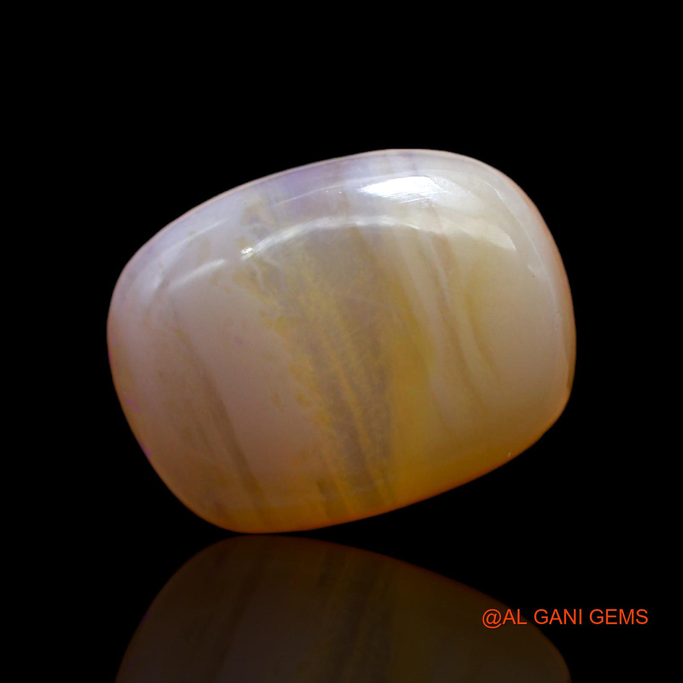 9.00 Cts Natural Australian Fire Opal Loose Gemstone Oval Cabochon 17x13x5 mm AC-411