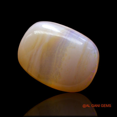 9.00 Cts Natural Australian Fire Opal Loose Gemstone Oval Cabochon 17x13x5 mm AC-411
