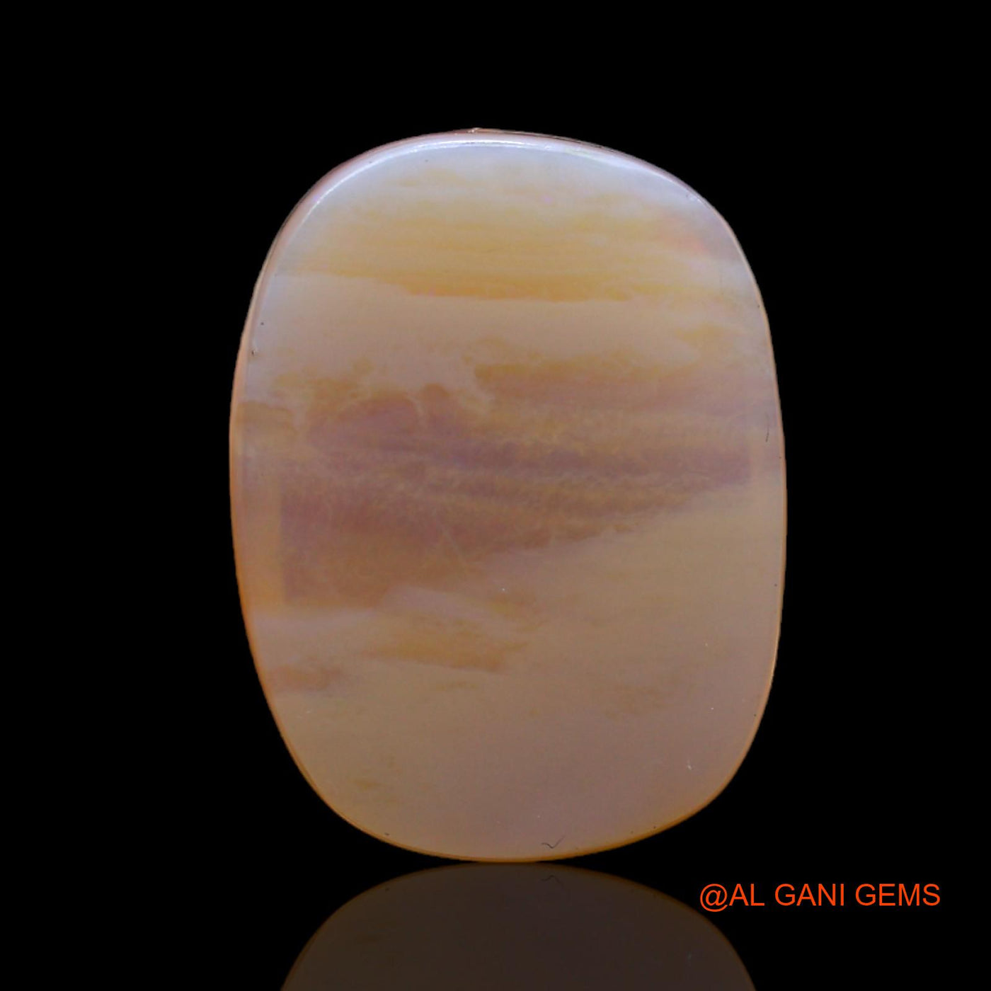 9.00 Cts Natural Australian Fire Opal Loose Gemstone Oval Cabochon 17x13x5 mm AC-411
