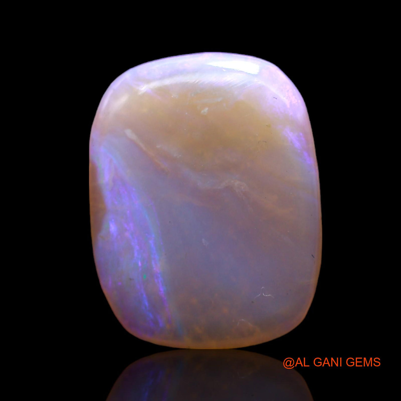 5.00 Cts Natural Australian Fire Opal Loose Gemstone Oval Cabochon 17x13x2 mm AC-412