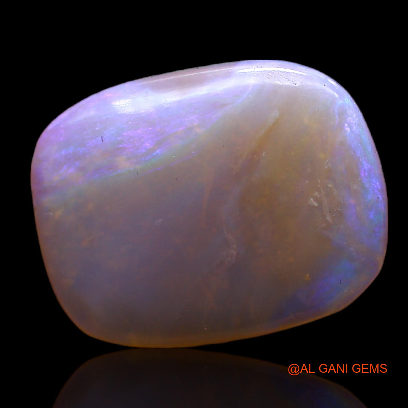 5.00 Cts Natural Australian Fire Opal Loose Gemstone Oval Cabochon 17x13x2 mm AC-412