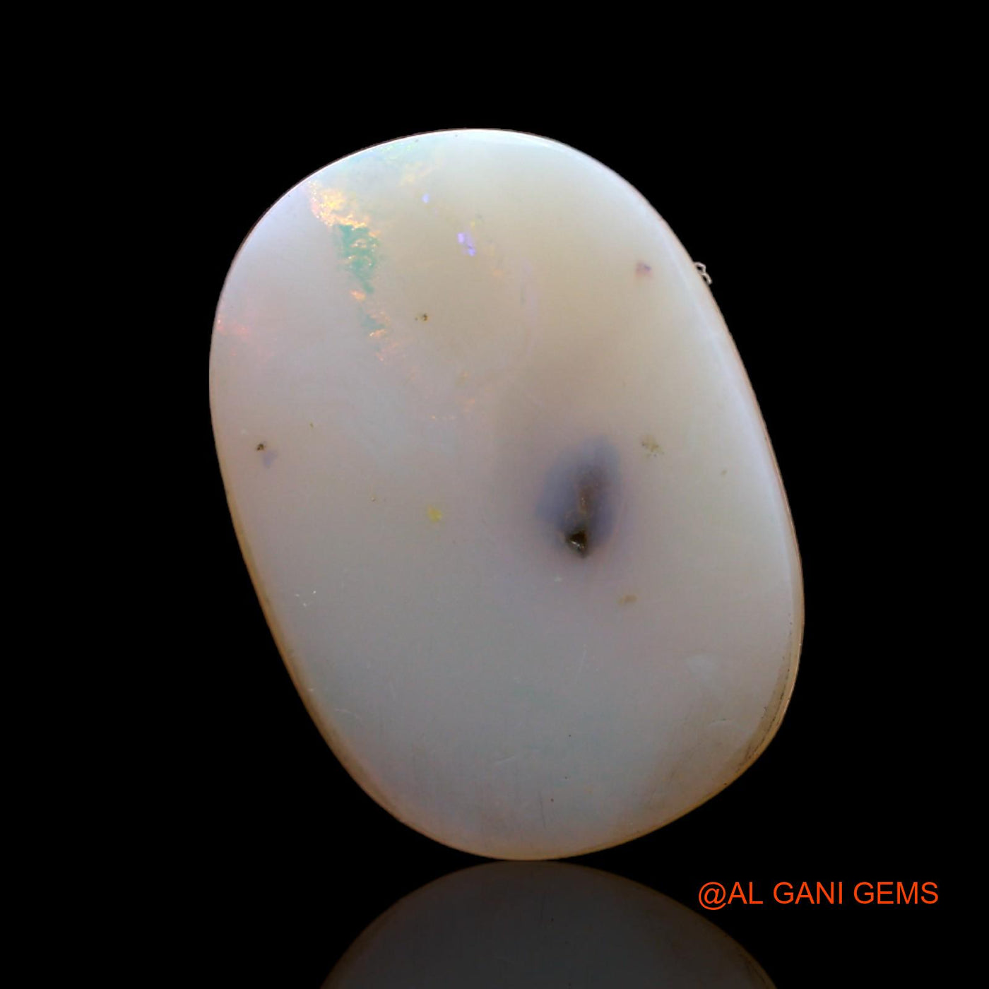 6.00 Cts Natural Australian Fire Opal Loose Gemstone Oval Cabochon 18x13x3 mm AC-413
