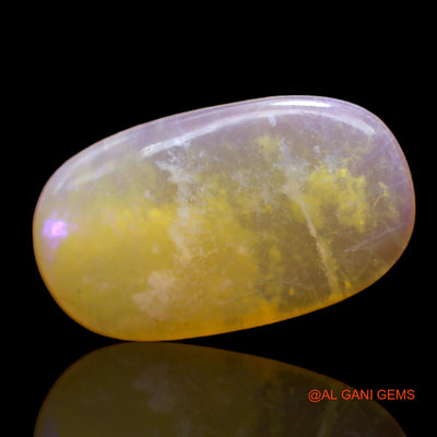 5.00 Cts Natural Australian Fire Opal Loose Gemstone Oval Cabochon 20x11x3 mm AC-414