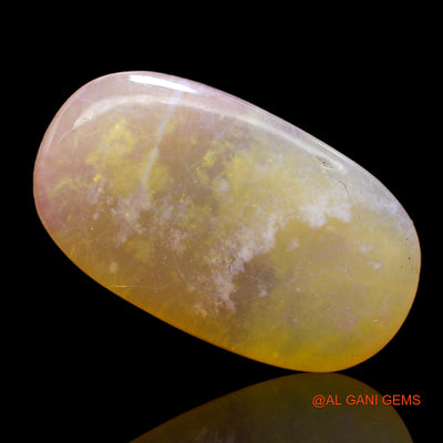 5.00 Cts Natural Australian Fire Opal Loose Gemstone Oval Cabochon 20x11x3 mm AC-414