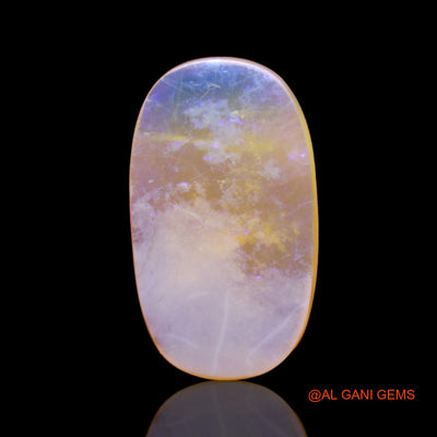 5.00 Cts Natural Australian Fire Opal Loose Gemstone Oval Cabochon 20x11x3 mm AC-414