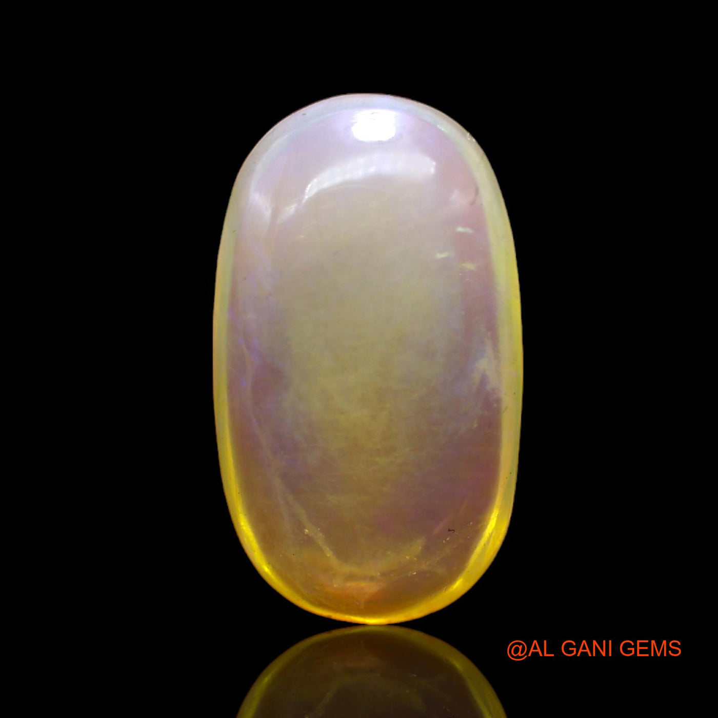 8.00 Cts Unheated Australian Fire Opal Loose Gemstone Oval Cabochon Natural 20x11x5 mm AC-415