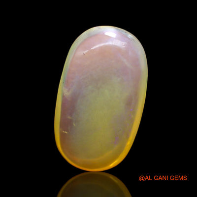 8.00 Cts Unheated Australian Fire Opal Loose Gemstone Oval Cabochon Natural 20x11x5 mm AC-415