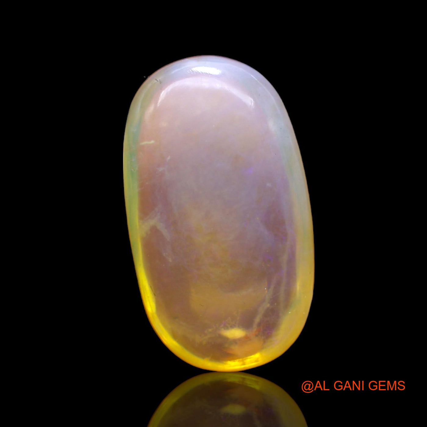 8.00 Cts Unheated Australian Fire Opal Loose Gemstone Oval Cabochon Natural 20x11x5 mm AC-415
