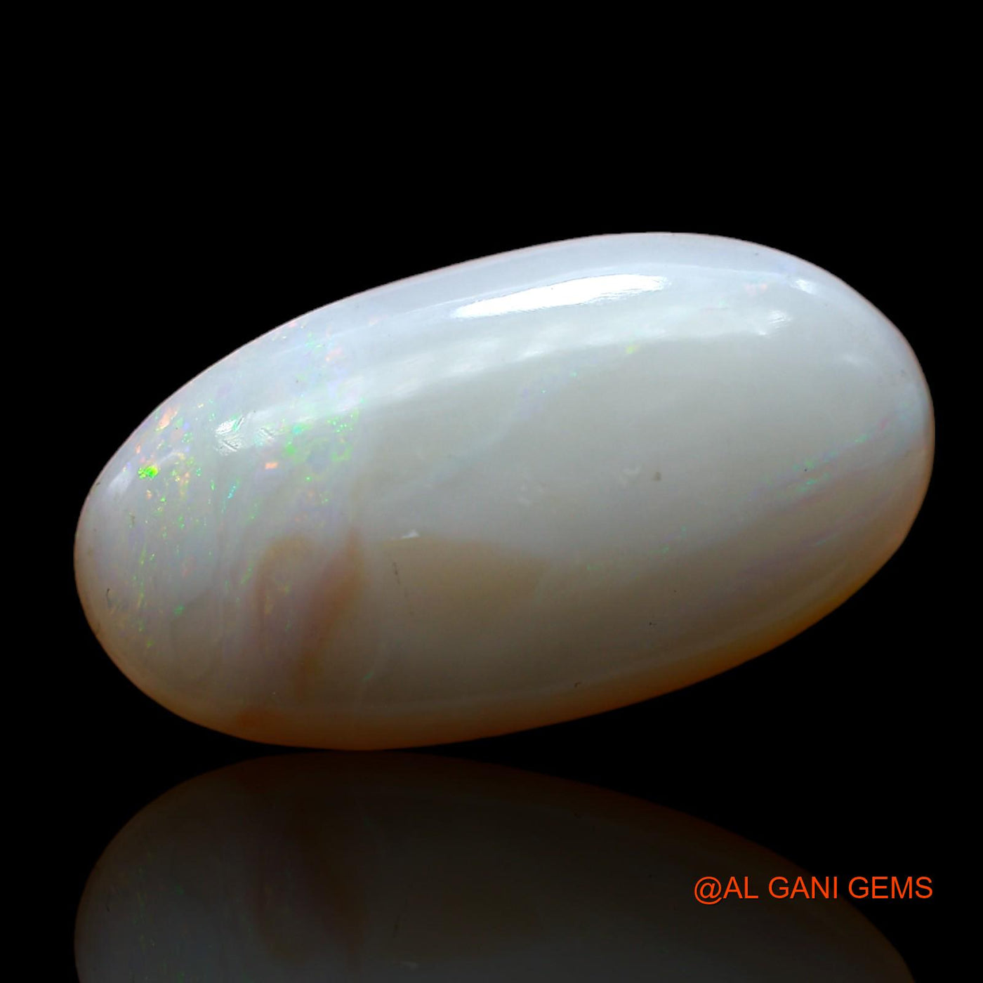 6.00 Cts Natural Australian Fire Opal Oval Cabochon Loose Gemstone For Jewelry 21x11x4 mm AC-416