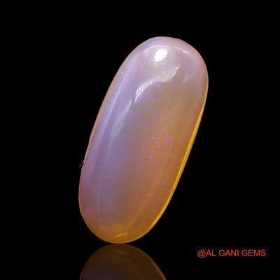 6.00 Cts Natural Australian Fire Opal Loose Gemstone Oval Cabochon 22x10x4 mm AC-417