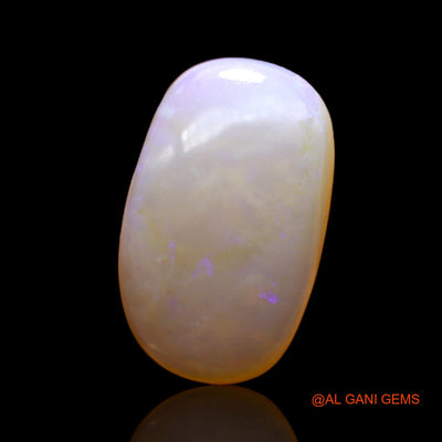 Natural Untreated Fire Opal Loose Gemstone Oval Cabochon From Australia 7.00 Cts 20x15x4 mm AC-418